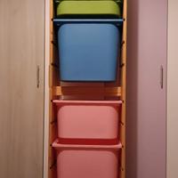Struttura IKEA TROFAST con Contenitori Colorati