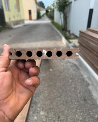 Doghe in pvc per esterni effetto legno