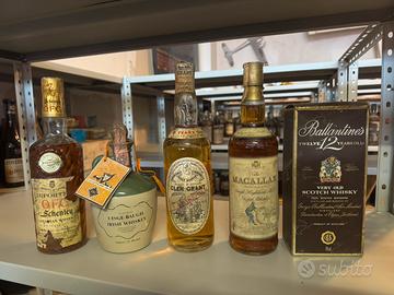 Whisky lotto 5 bottiglie