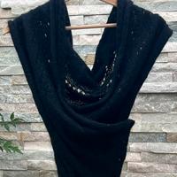 Copri spalle nero da donna