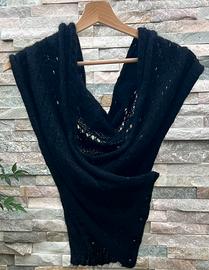 Copri spalle nero da donna