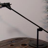 Lampada Artemide Sintesi Tavolo Anni 70 Nera
