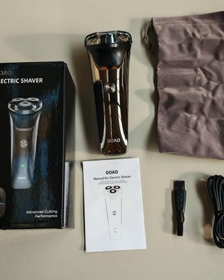 Rasoio elettrico 3 testine impermeabile