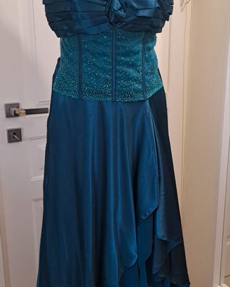 Vestito Pierre Cardin color Blue Tiffany tg. 44