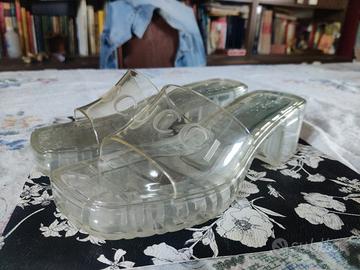 Sandali donna di marca originali trasparenti