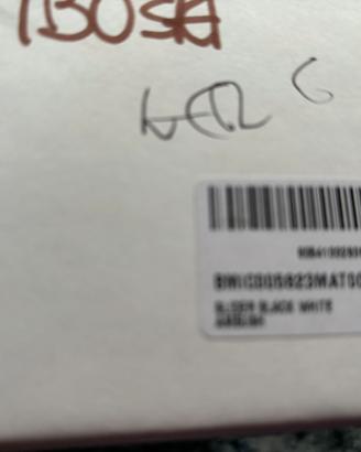 Scarpe ciabatte AMBUSH SLIDER BLACK WHITE GOMMA