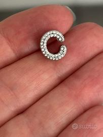 Charm Lettera C in argento s925