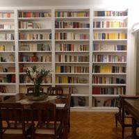 Libreria bianca vero legno