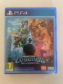 Minecraft Legends Deluxe Edition PS4 Gioco Disco
