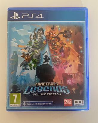 Minecraft Legends Deluxe Edition PS4 Gioco Disco