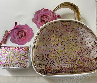 Borsetta e portafoglio di camomilla