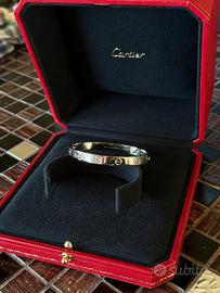 Bracciale Love Cartier in oro bianco
