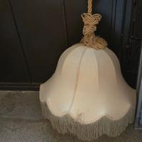 LAMPADARIO IN STOFFA VINTAGE