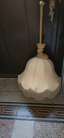 LAMPADARIO IN STOFFA VINTAGE
