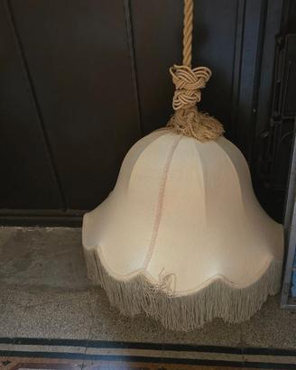 LAMPADARIO IN STOFFA VINTAGE