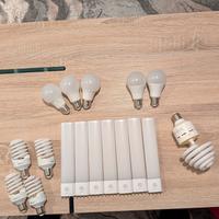 Stock 18 Lampadine LED e Risp. Energ. (E27 e 2G11)