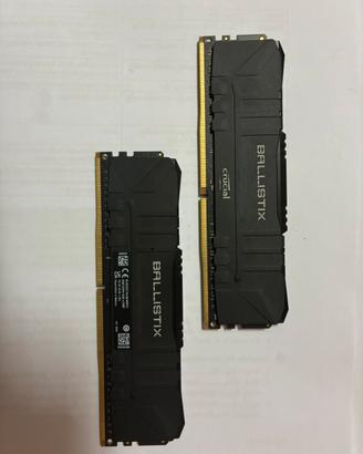 DDR4 Crucial ballistics 16 giga di RAM