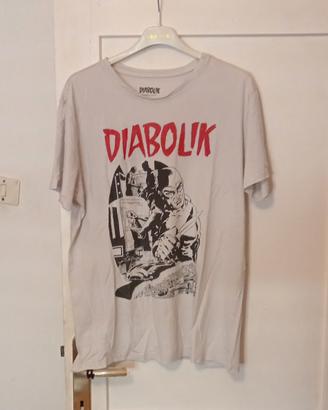 T-shirt Diabolik uomo panna originale