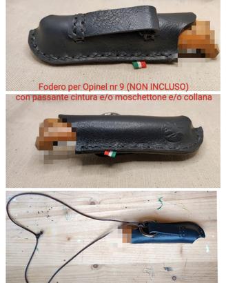 fodero per cintura cover cuoio
