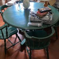 Tavolo rotondo legno