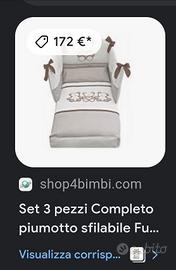 set completo paracolpi Azzurra