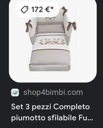 set completo paracolpi Azzurra