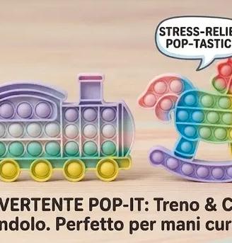 Lotto 2 Pop It Antistress - Trenino e Cavallo 