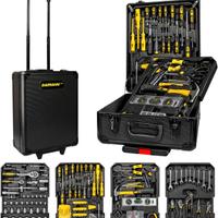 HandymanBox Set Attrezzi 499 pezzi in Acciaio Crom