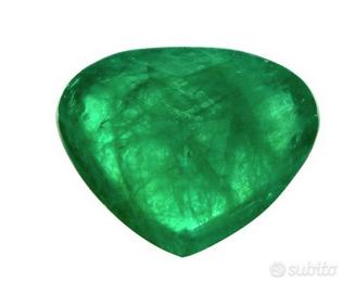 smeraldo naturale certificato ct.3,73