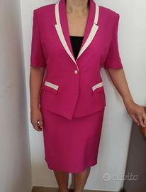 Tailleur donna in lino 48