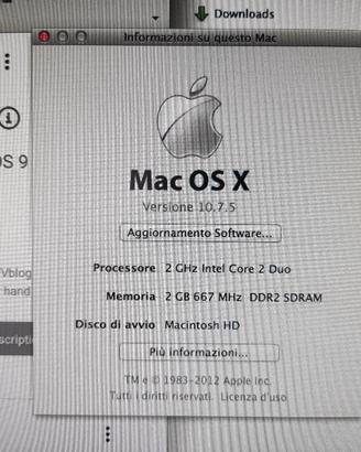 iMac Late 2006 Intel 2 Duo 2GB RAM HDD 160GB