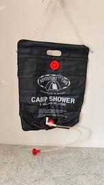 Sacca doccia da campeggio, in buono stato.