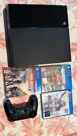 Ps4 + 1 dualshock + giochi