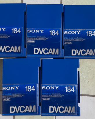 5 nastri Sony DVCAM PDV-184N USATI