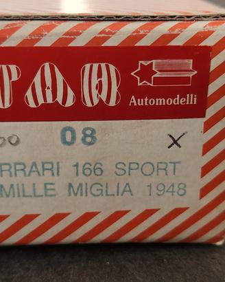 Ferrari 166 Sport 1948 Mille Miglia Tron