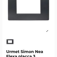 Placca Simon Urmet 