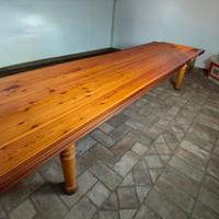 tavolo in legno massiccio per taverna