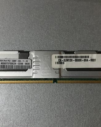 2GB DDR2 667MHz PC2-5300 ECC per SERVER