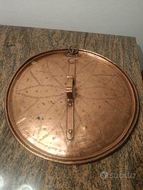 coperchio decorativo rame antico decorativo gancio