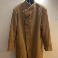 Cappotto Zara uomo XL cammello chiusura asimmetric