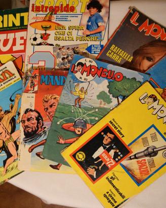 9 fumetti vari anni ’70