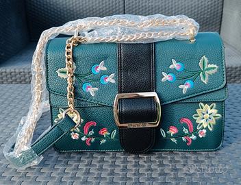 Borsa a tracolla ARTIGLI verde 
