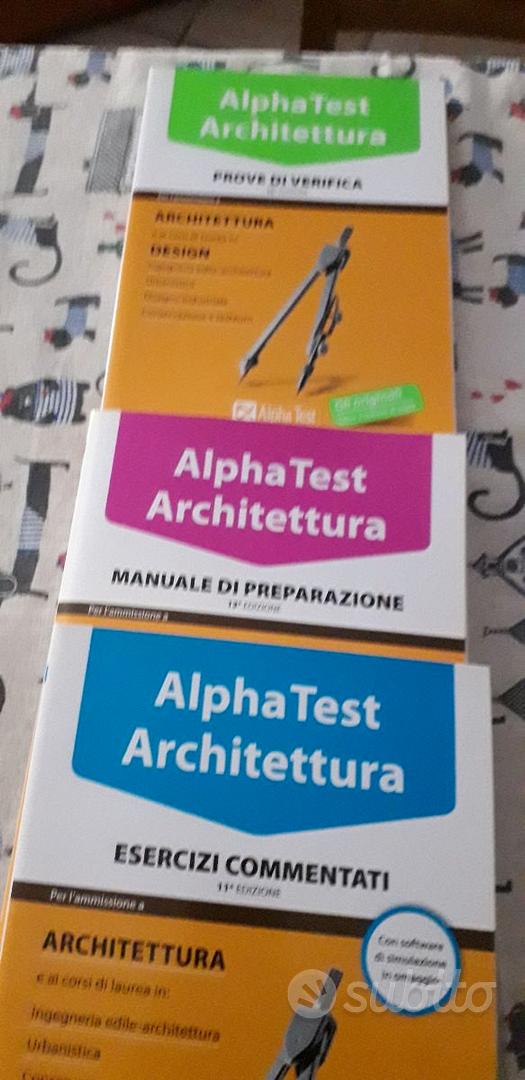 4 libri Alpha test architettura - Libri e Riviste In vendita a Cuneo