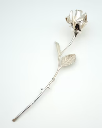 Rosa in argento 925