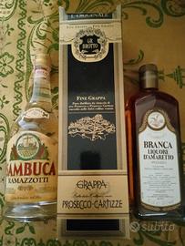 Lotto bottiglie liquore vintage 