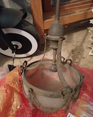 lampadario Art Deco' anni 20/30