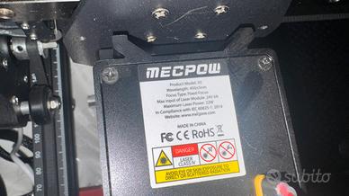Mecpow X5 22W Laser + Nido d’Ape + Enclosure