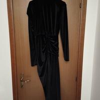 vestito lungo in velluto