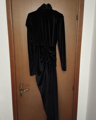 vestito lungo in velluto