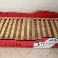 Letto macchina + materasso 90x200 cm